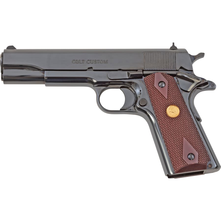 Colt Government 1911 Classic 38 Super Auto +P Pistol, 8+1 rd, 5" barrel, Blue