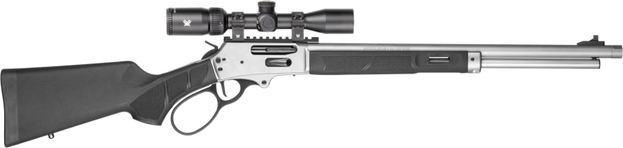 Smith & Wesson 1854 Synthetic Scope Combo 30-30 Win Lever Action Rifle, 6+1 rd, 20" barrel, Stainless Steel, Vortex Crossfire Hd 2-7x32