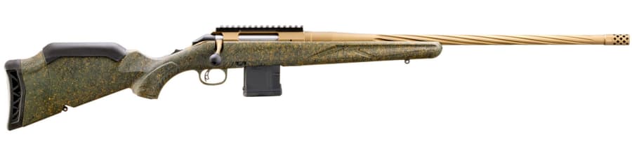 Ruger American Predator GEN II 223 Rem Bolt Action Rifle, 10+1 rd, 22" barrel, Brown