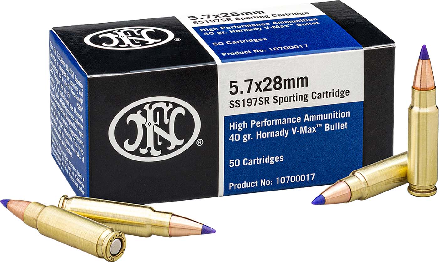 AMMO 40GR 5.7 V-MAX 50RD. BOX SS197SR