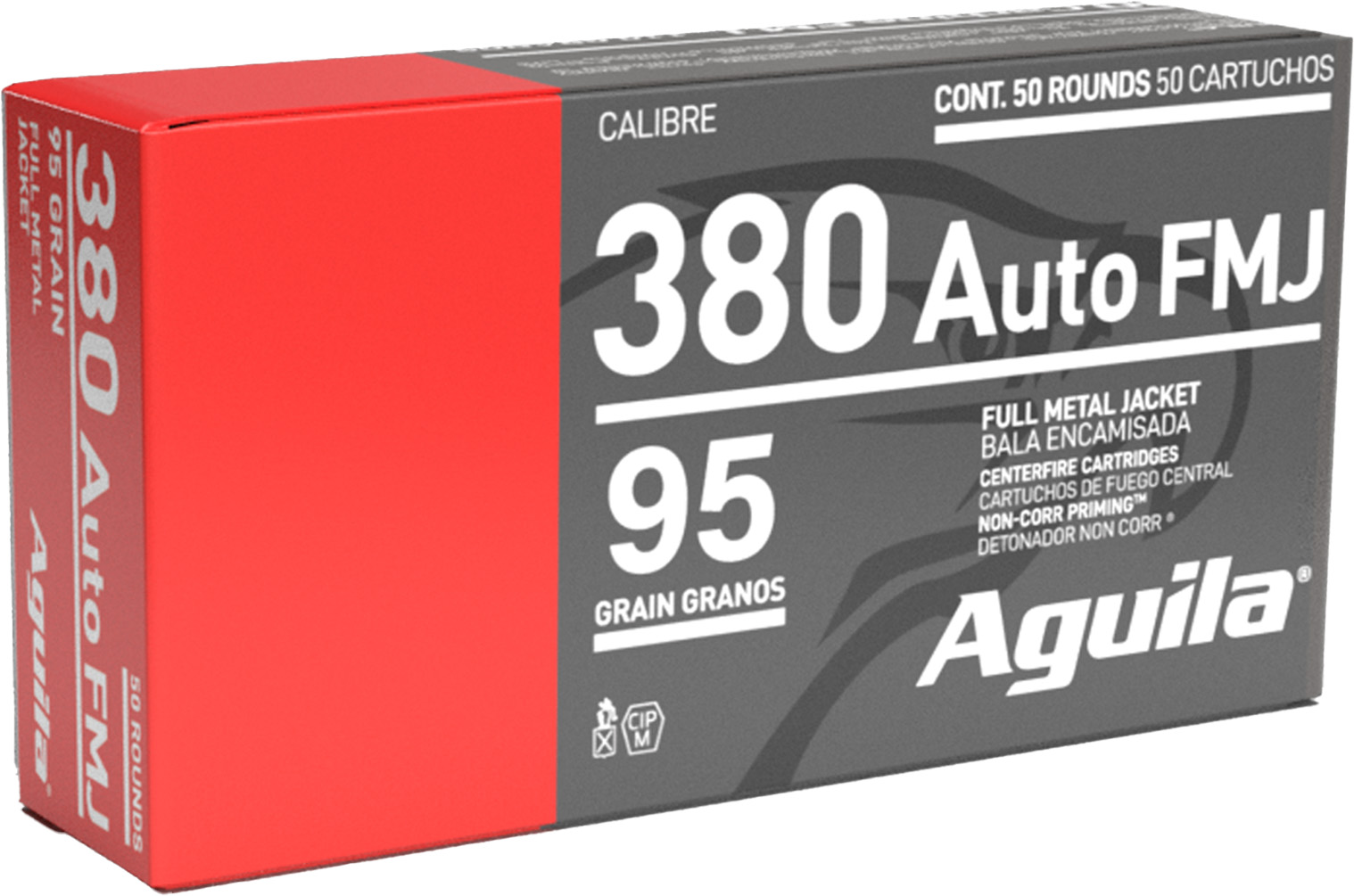 AGU 380 95GR FMJ 50RD