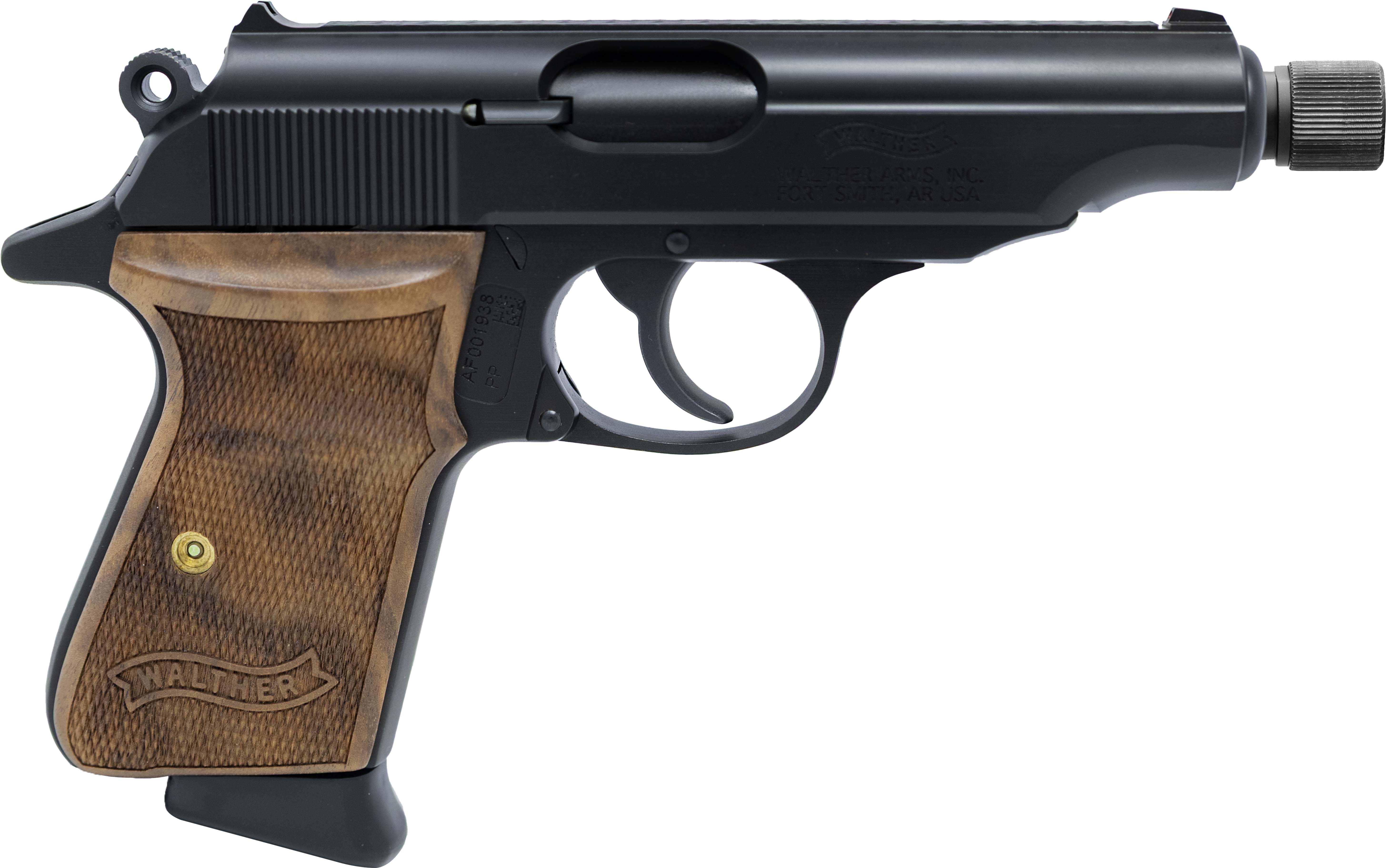 Walther PP 32 AUTO Manufactured in Fort Smith/ AR 8+1 3.9 Threaded 1/2 x 28 Black