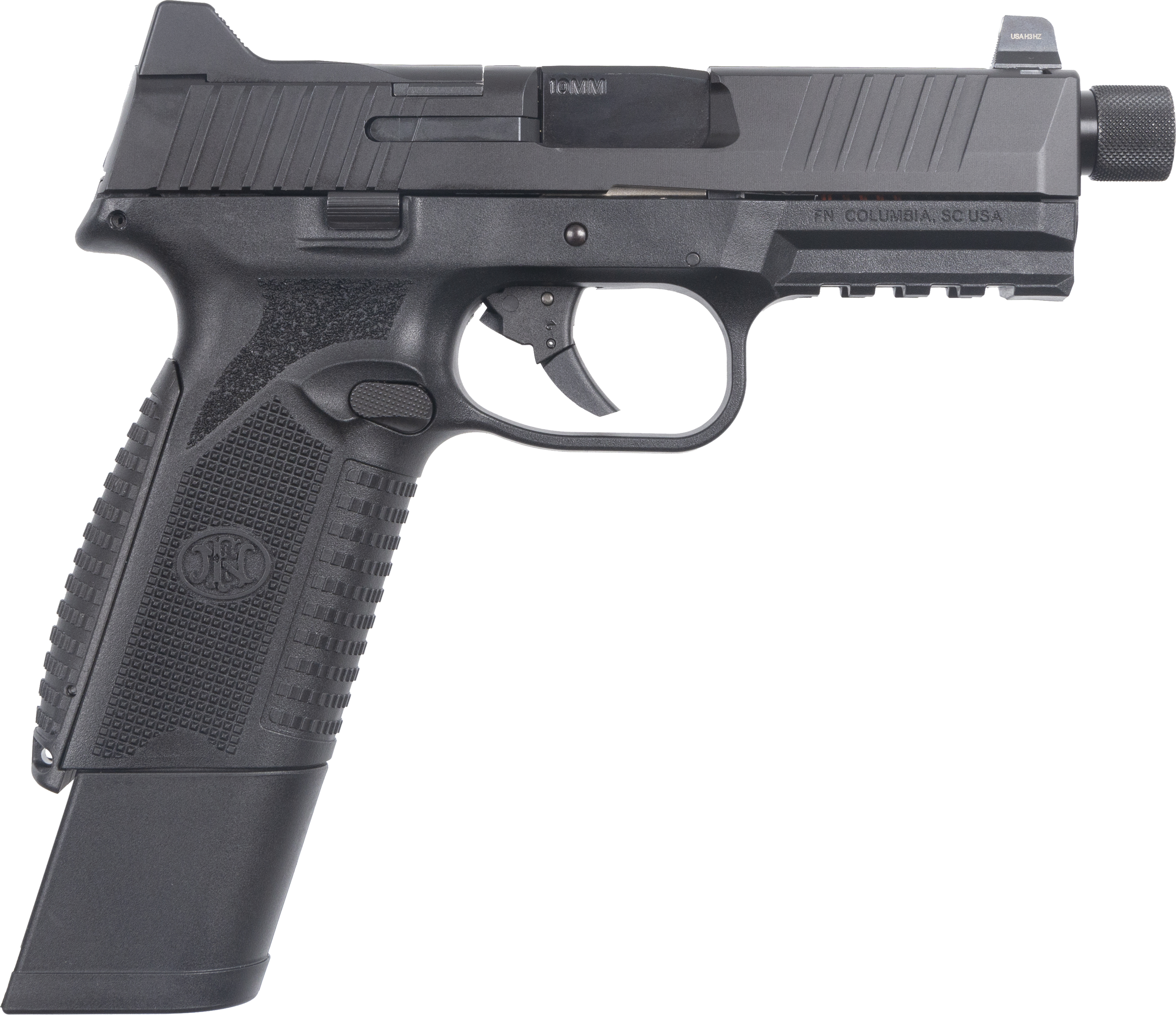 FN 66101375 510 Tactical Full Size Frame 10mm Auto 22+1 4.71" Black... - View 3
