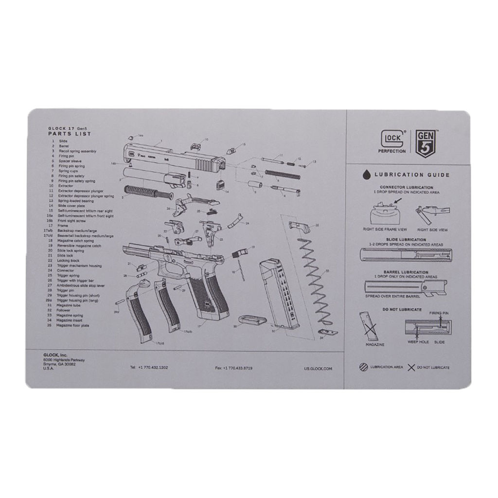 Glock Lightweight/ Heavy Duty/ 11x17 Oil Resistant Rubber 