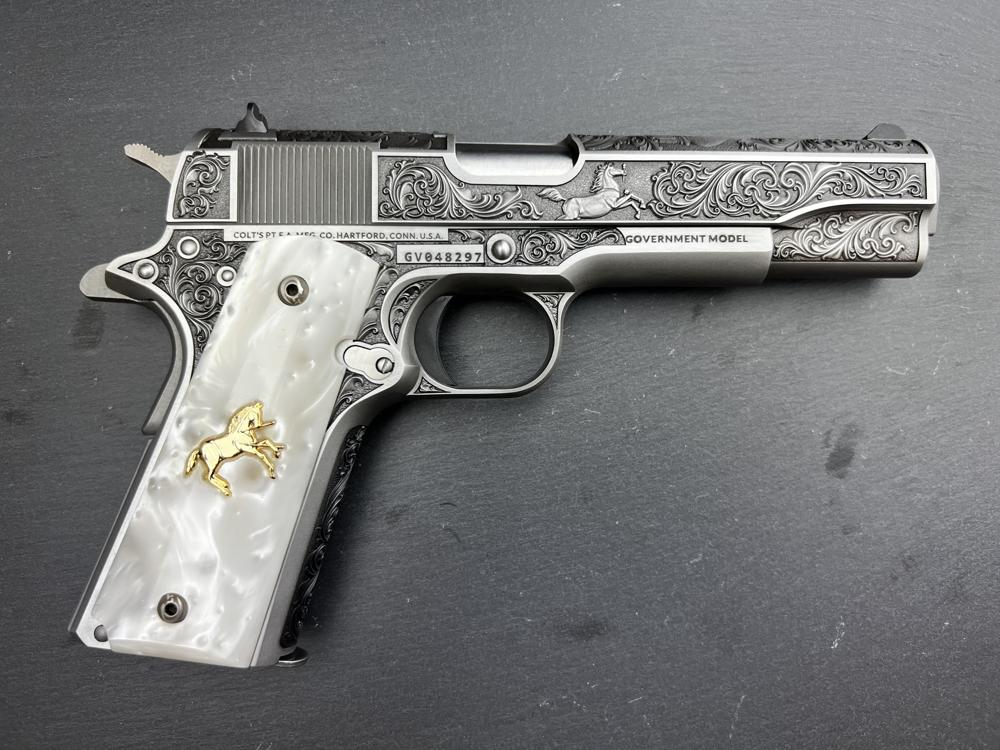Colt 1911|Government 45 Auto 7+1 5.000 Stainless Steel Stainless Steel
