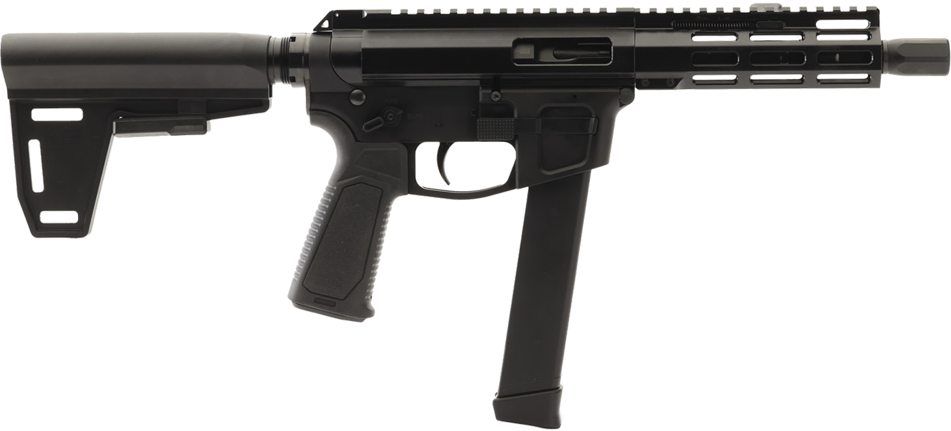 GForce Arms Jawbone 45 Auto 26+1 7.000 Black ALUMINUM ALLOY