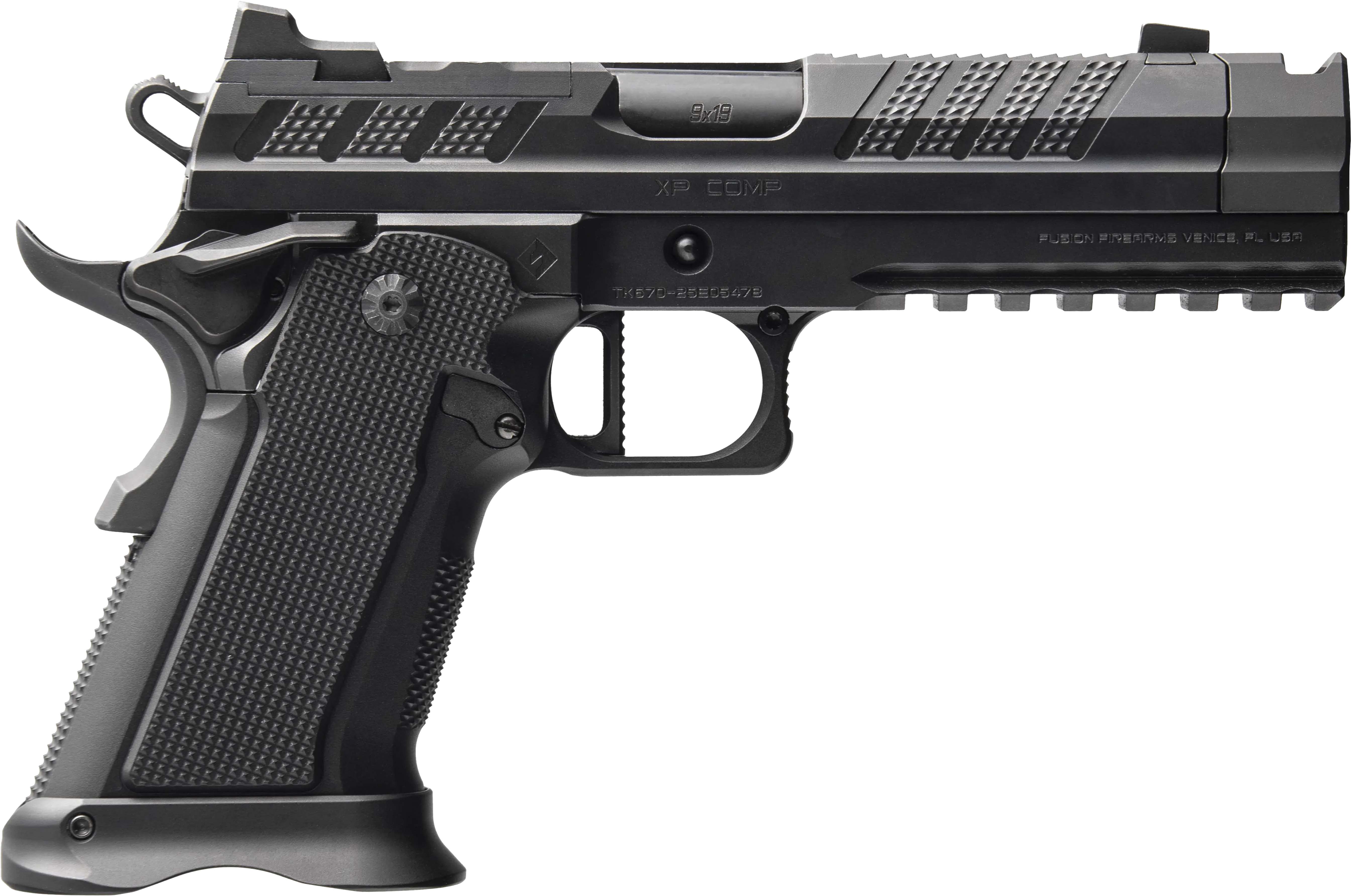 Fusion Firearms XP XP 9mm Luger RMR/RMSc Optic Plates Included 17+1 4.600 Black Steel