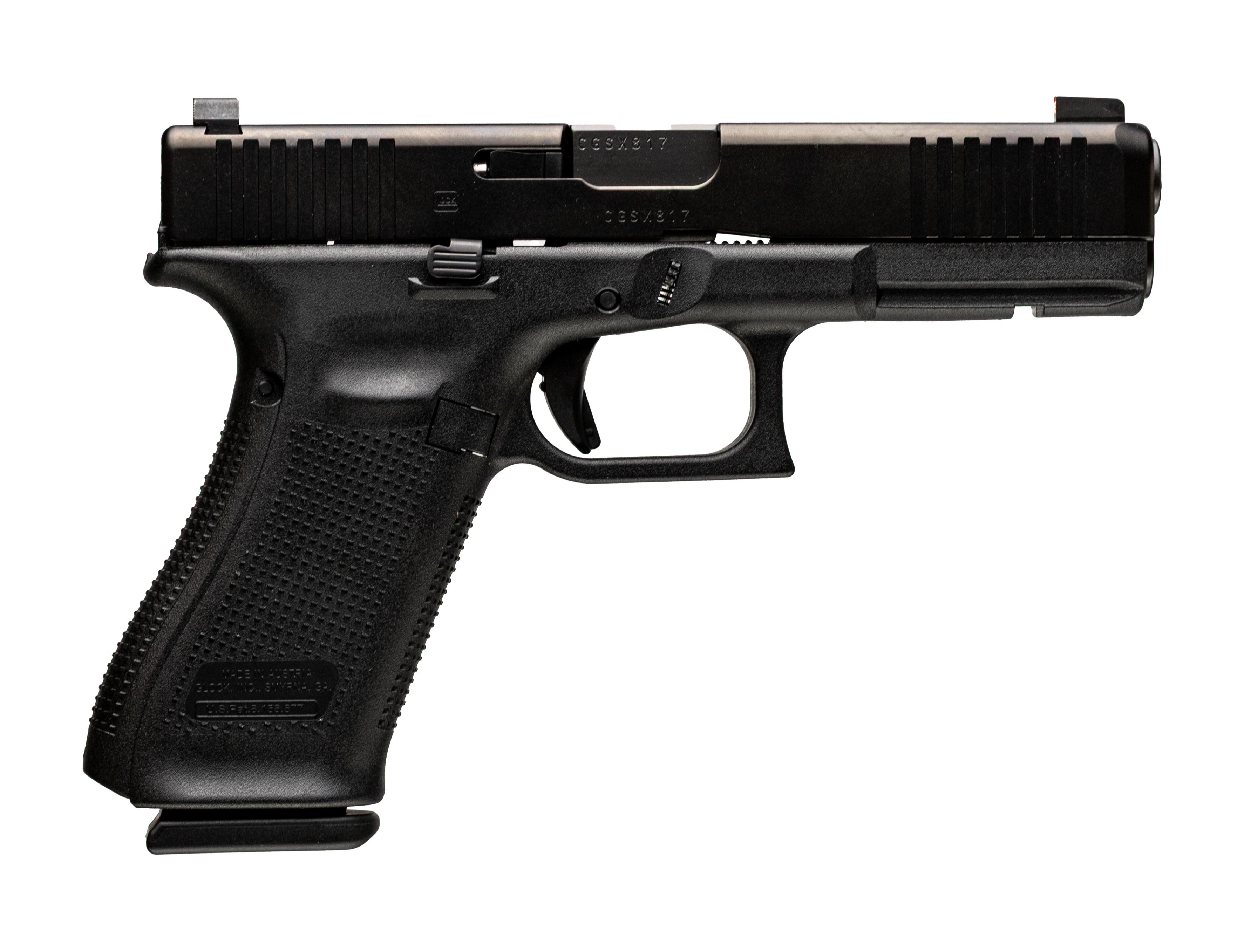 Glock 17 17 9mm Luger Law Enforcement Only 17+1 4.490 Black Polymer