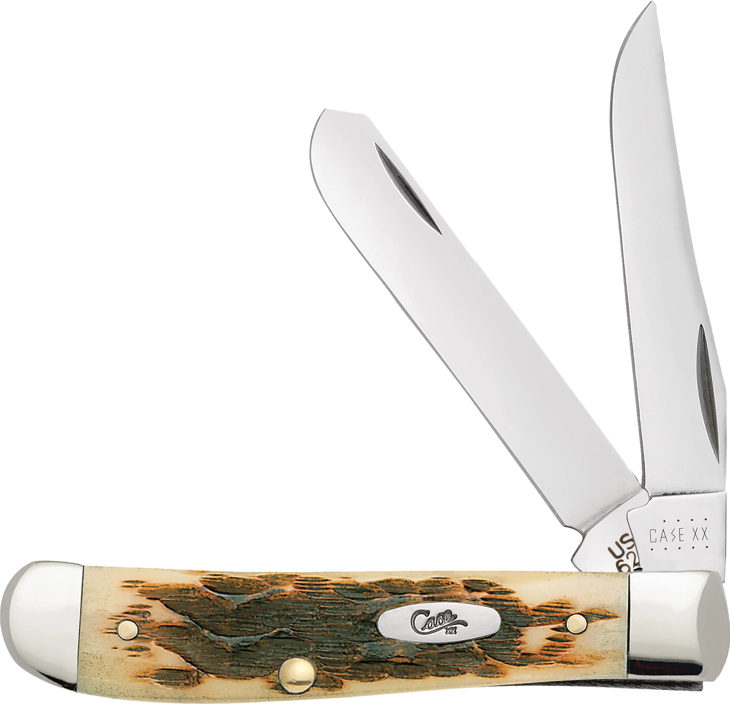 Case Mini Trapper Amber Bone