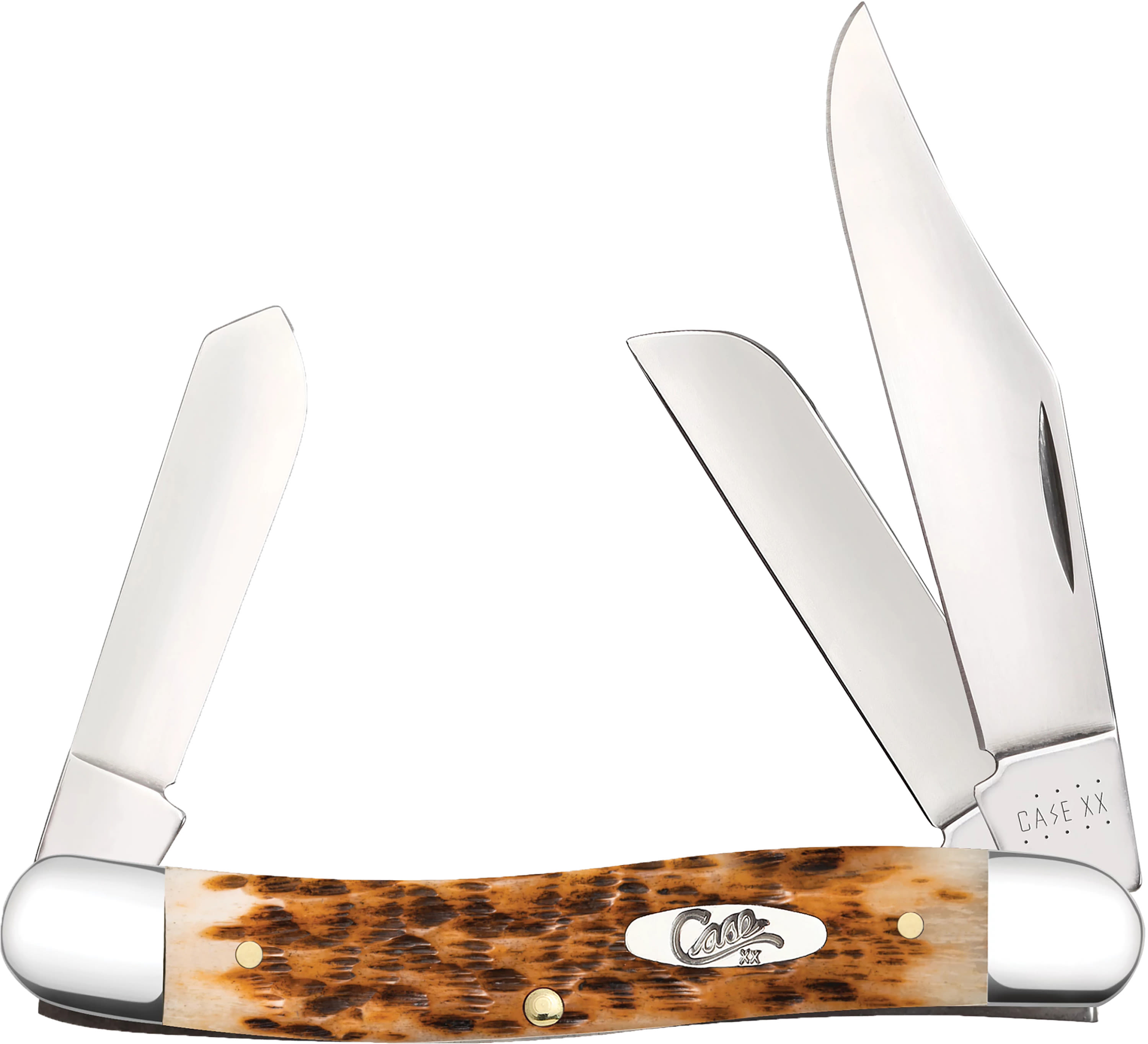 Case Stockman Amber Bone