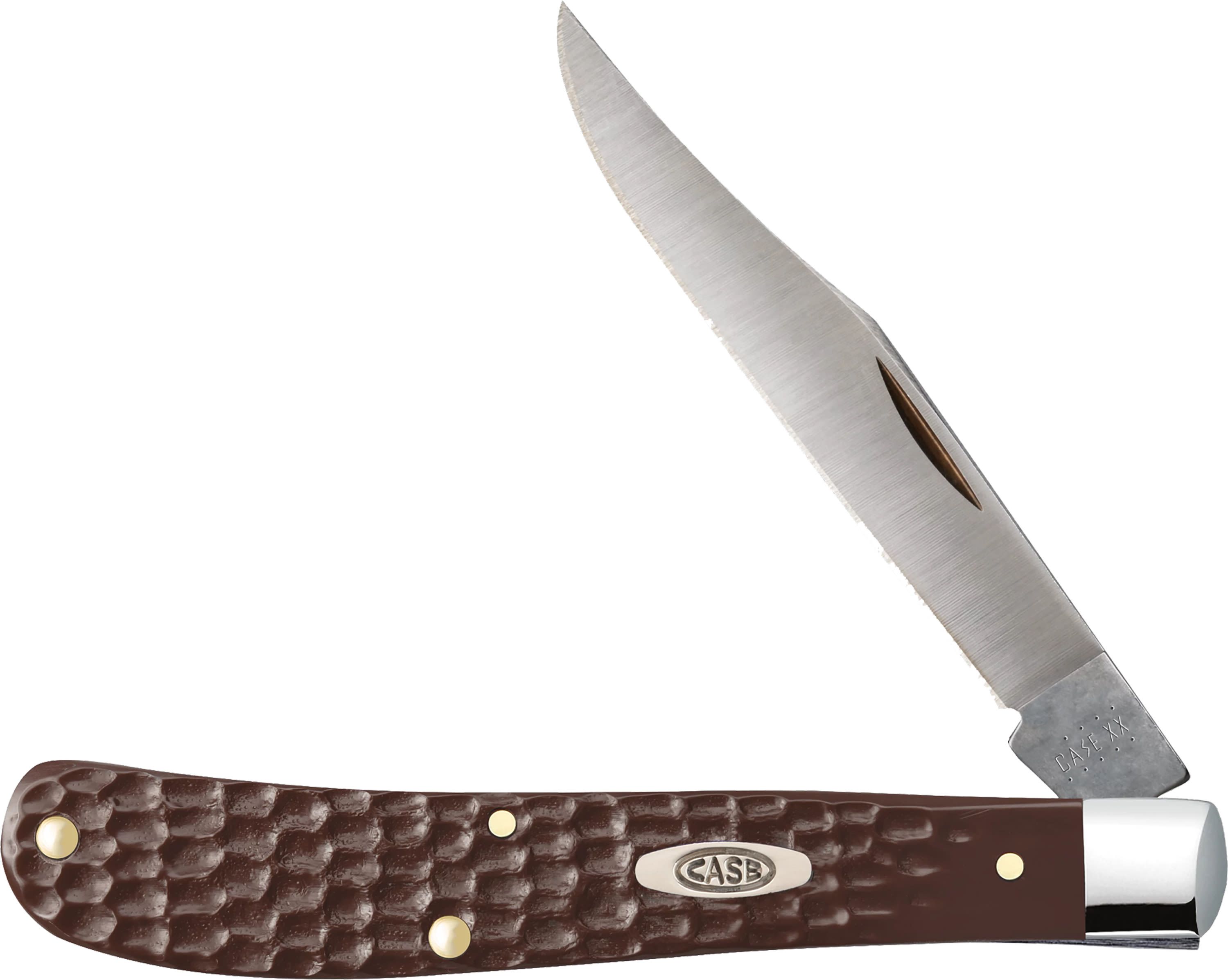 Case Slimline Trapper Brown Synthetic