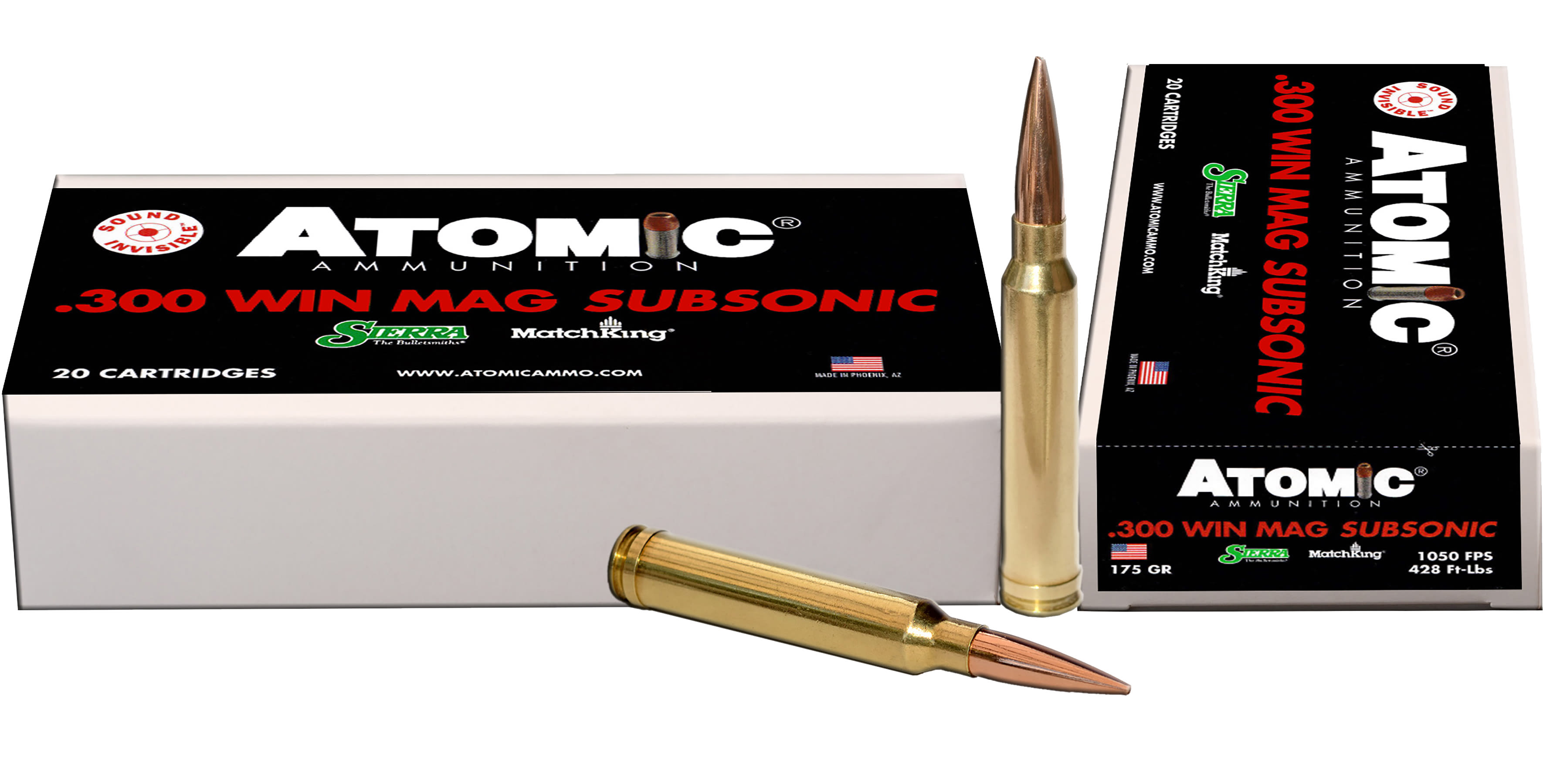 Atomic Subsonic 300 Win Mag 175GR HPBT