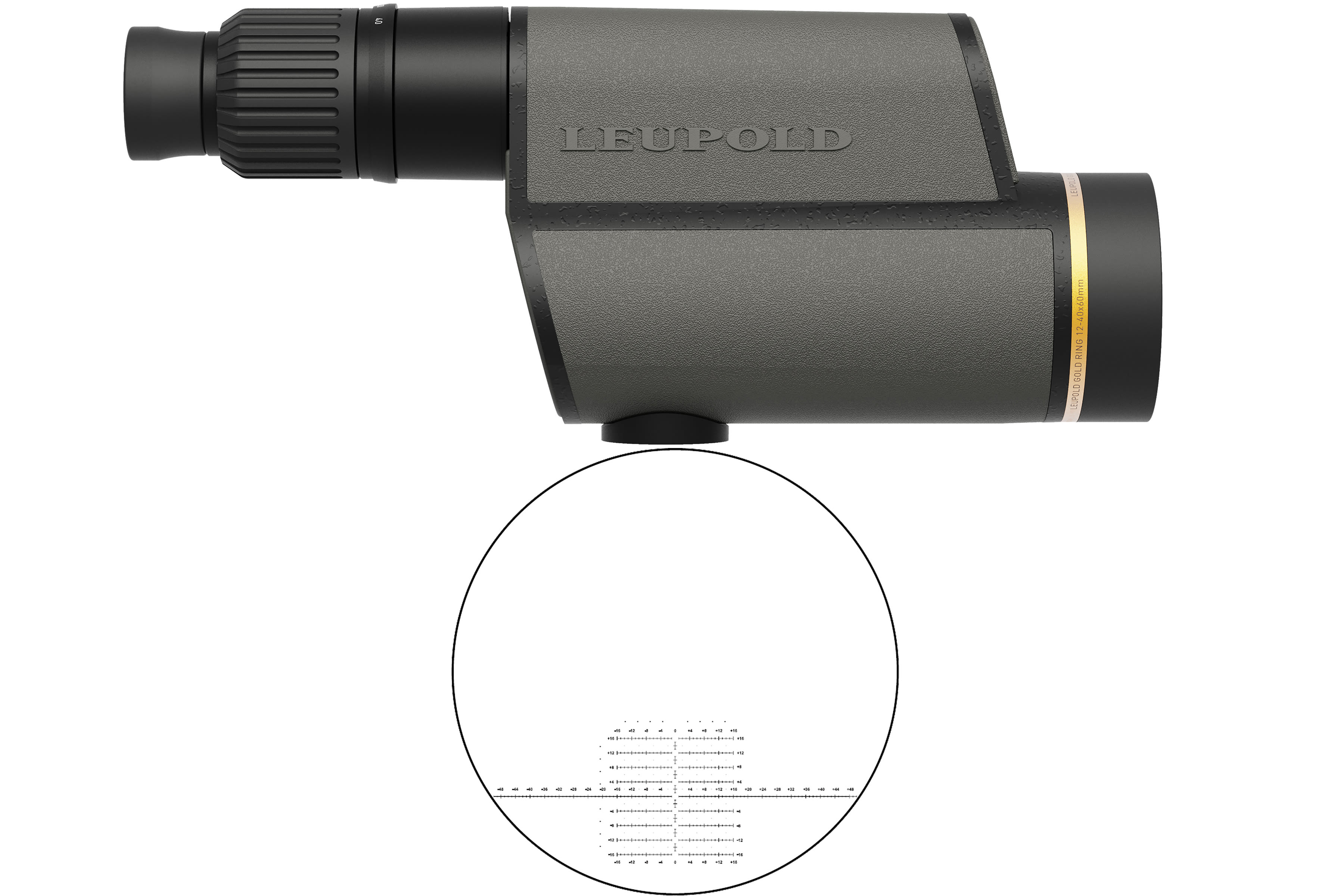 Leupold Golden Ring Impact Reticle 12-40x60mm Spotting Scope