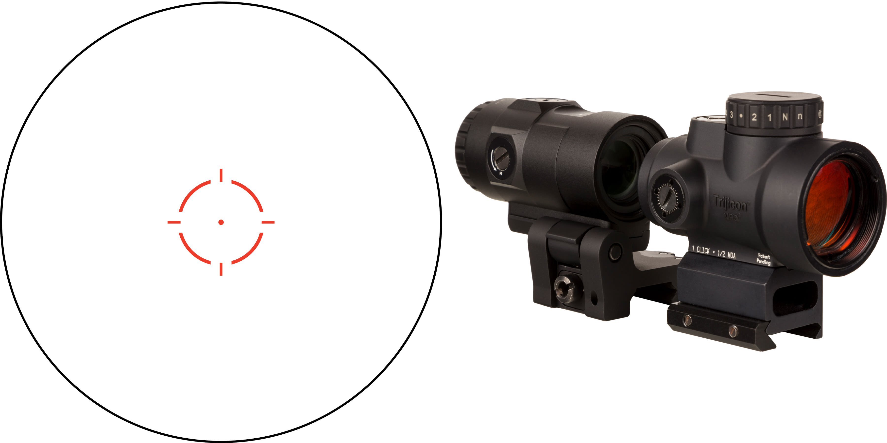 Trijicon MRO HD Magnifier & 1x25mm Reflex Sight