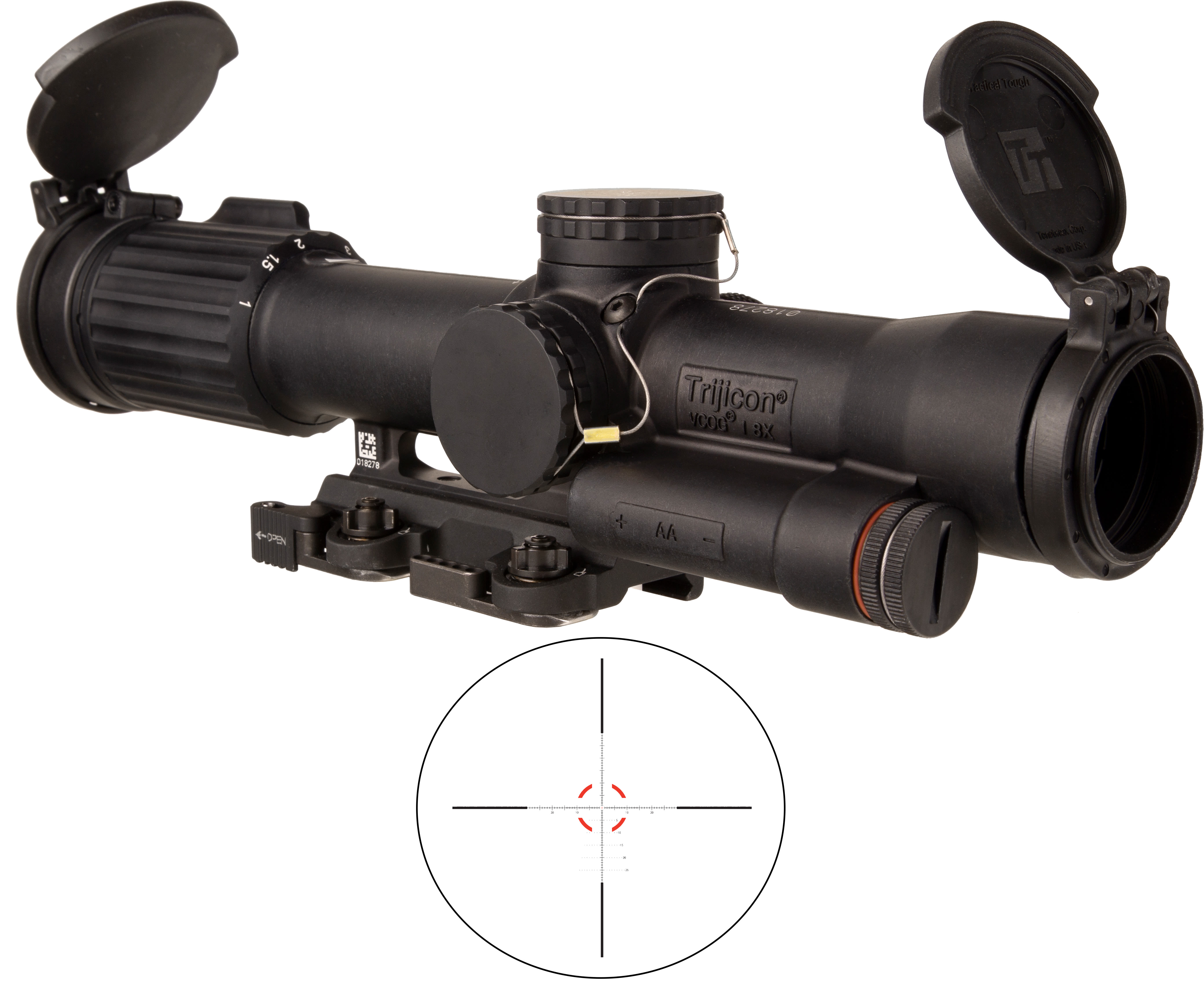Trijicon VCOG 1-8x28mm Scope