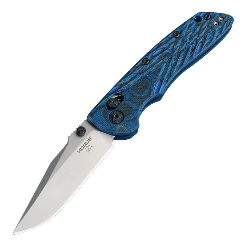 Hogue Deka Clip Point G10 Blue Folder