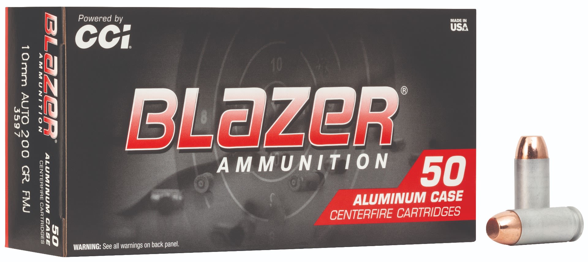 CCI Blazer 10mm 200GR FMJ
