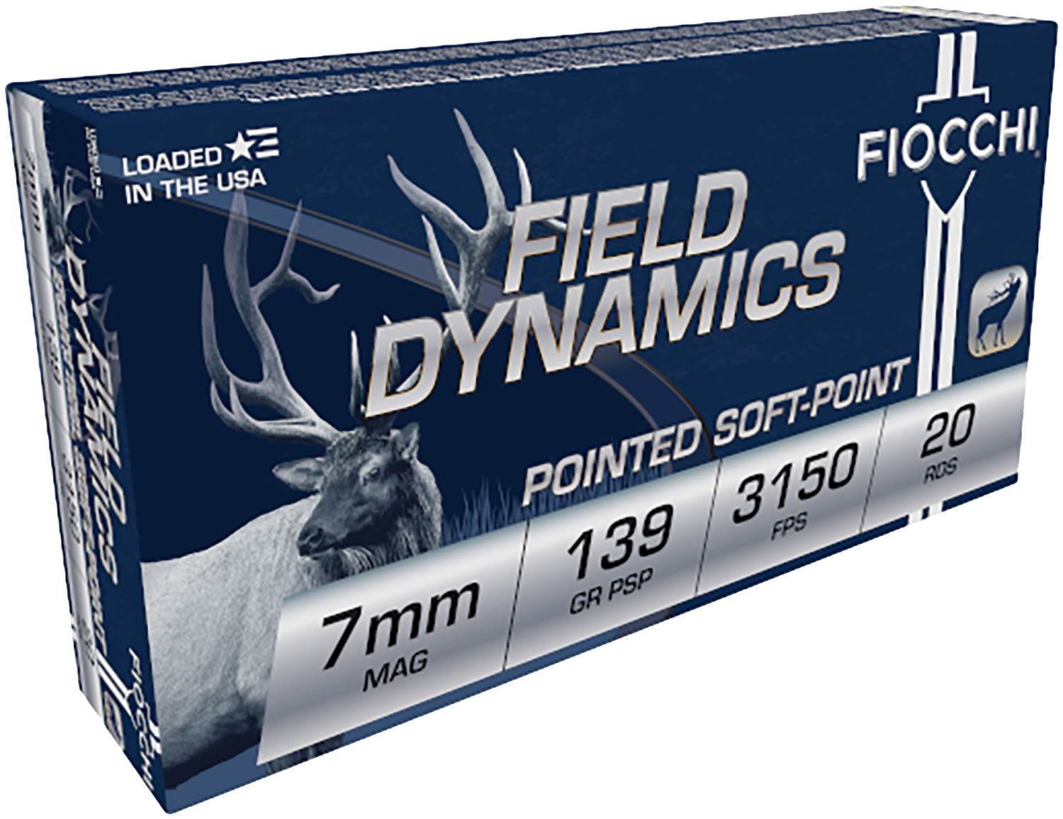 Fiocchi Field Dynamics 7mm Rem Mag 139 Grain PSP