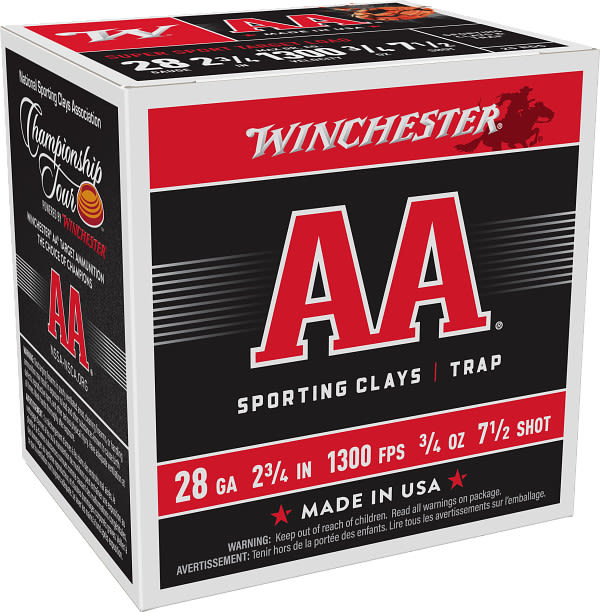 Winchester AA Sporting Clays 28 Gauge 2.75