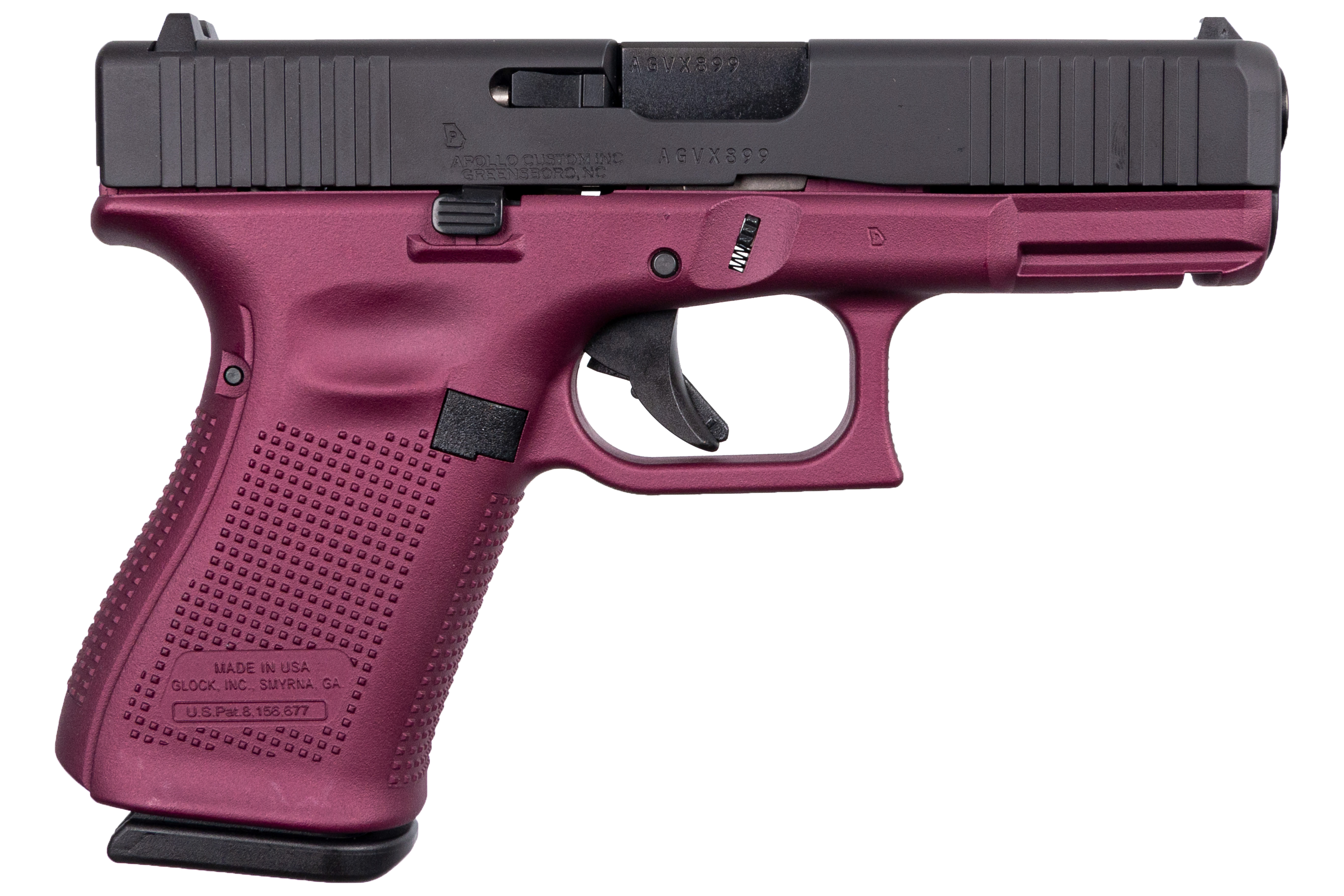 Glock 19 Gen5 Black Cherry 9mm 4.02