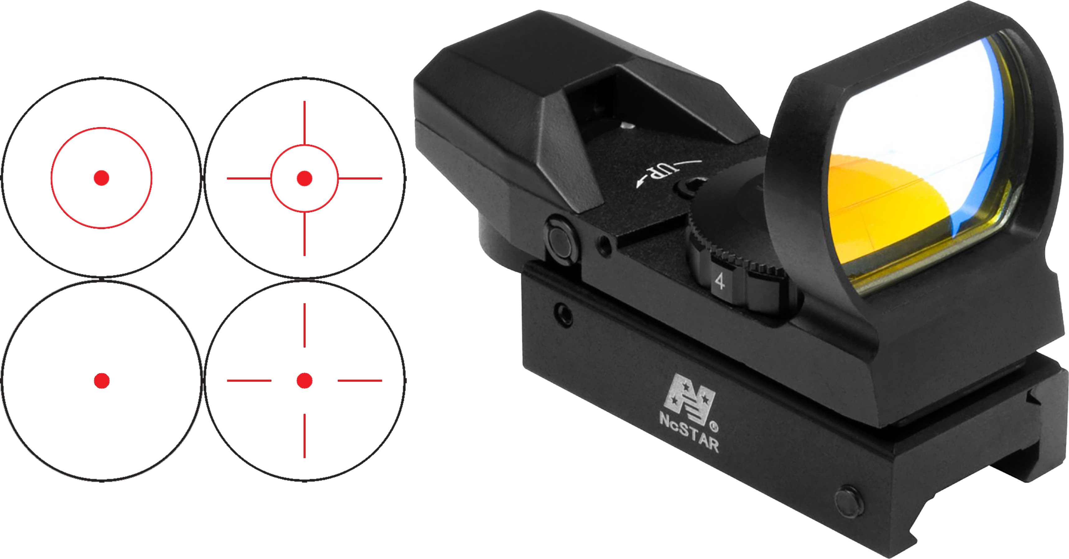 NcSTAR Four Reticle Reflex Sight