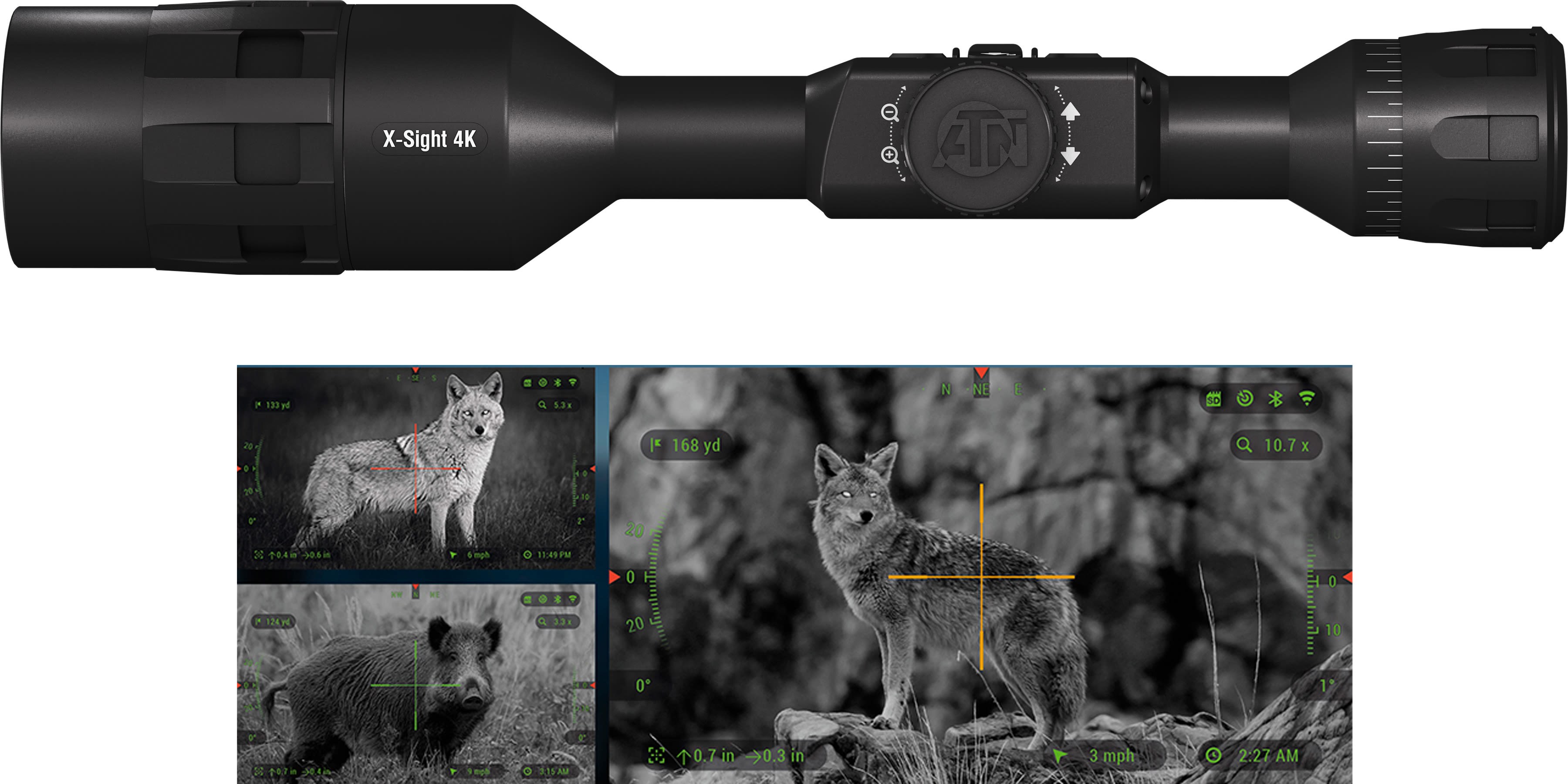 ATN X-Sight 4K Pro 5-20x 30mm Day/Night Scope