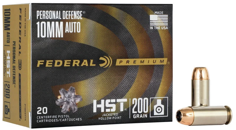 Federal Premium HST 10mm 200 Grain HST JHP