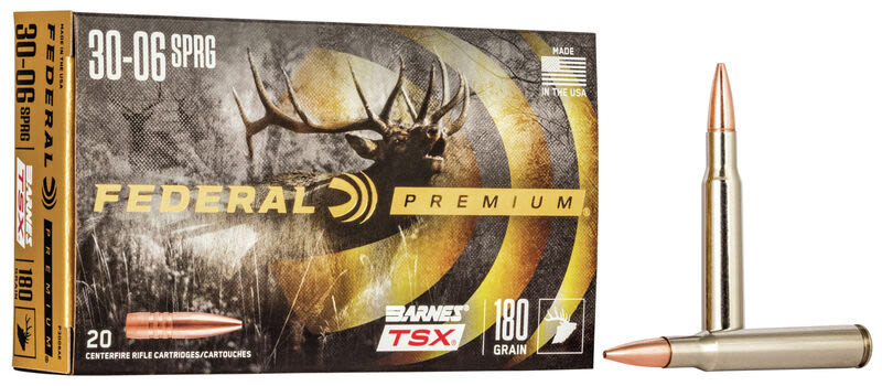 Federal 30-06 Sprg 180GR Barnes TSX