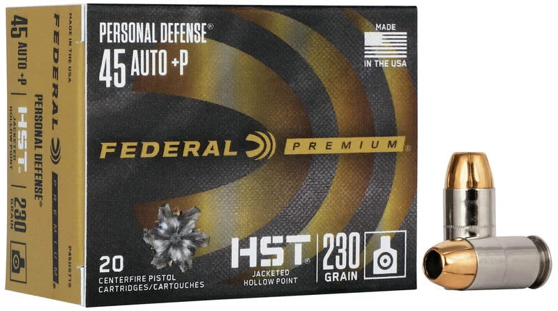 Federal Premium HST 45 Auto +P 230 Grain HST JHP