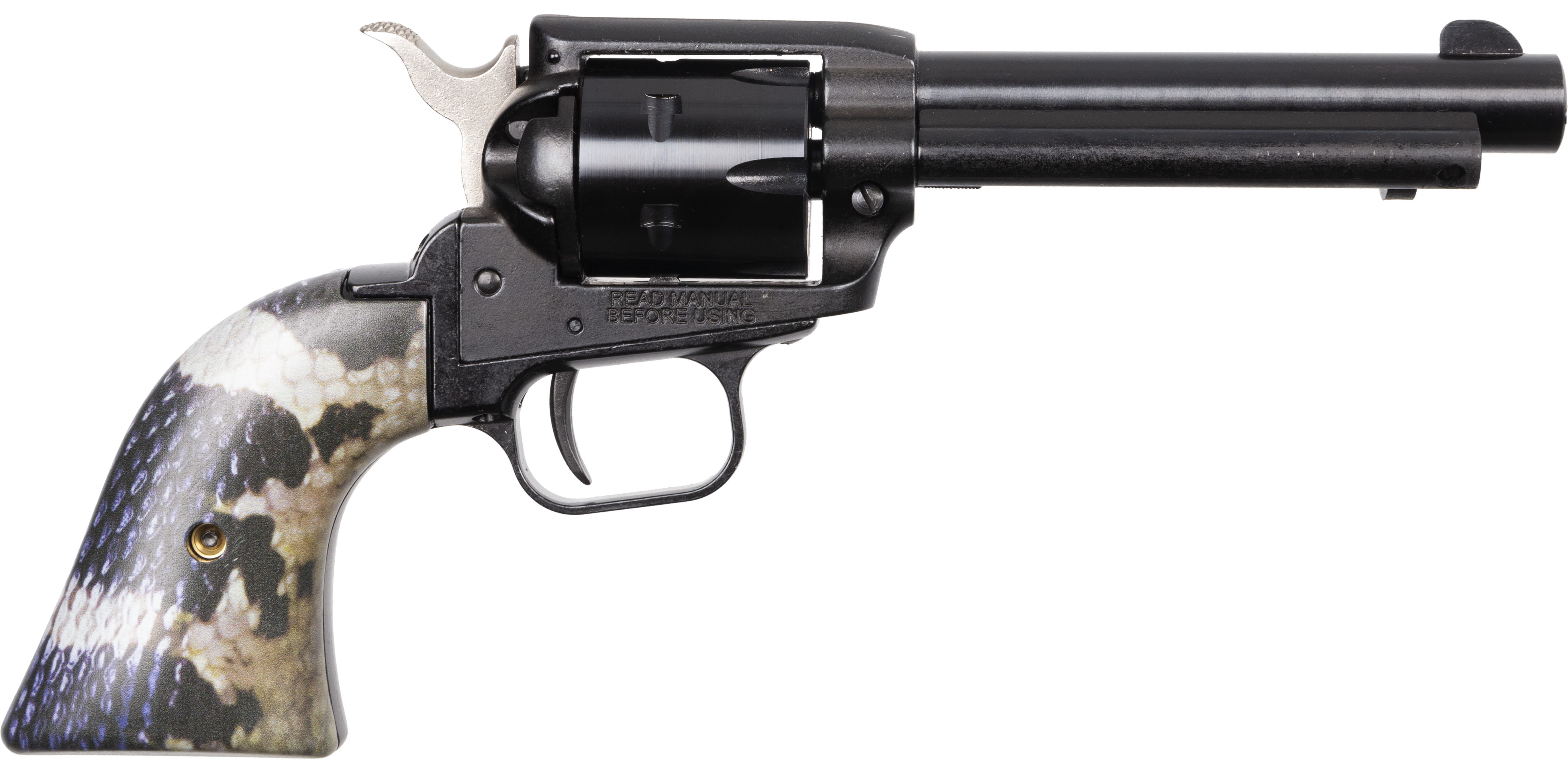 Heritage Rough Rider Puff Faced Water Snake TALO 22 LR 4.75