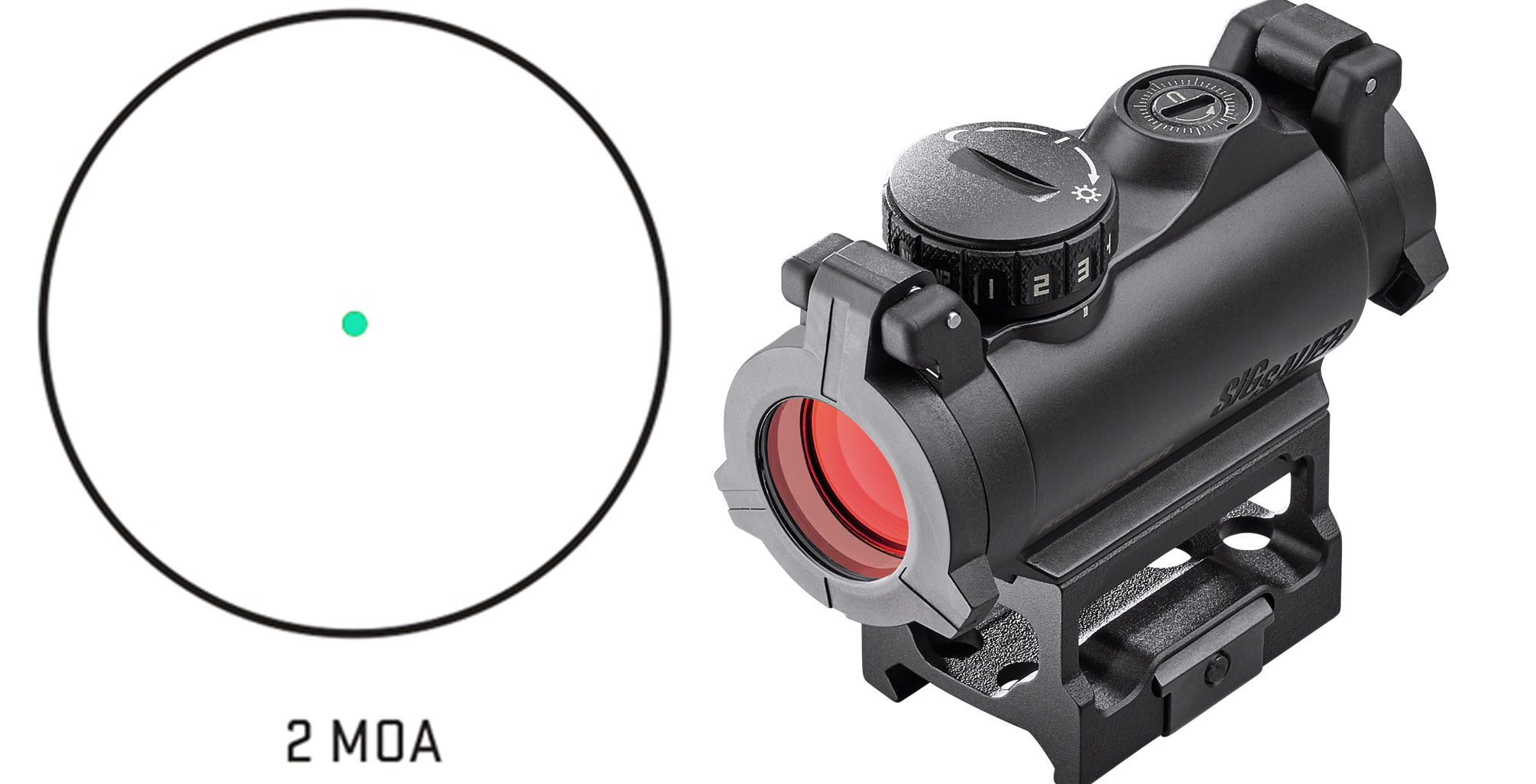 Sig Sauer ROMEO MSR 1x20mm Green Dot Sight