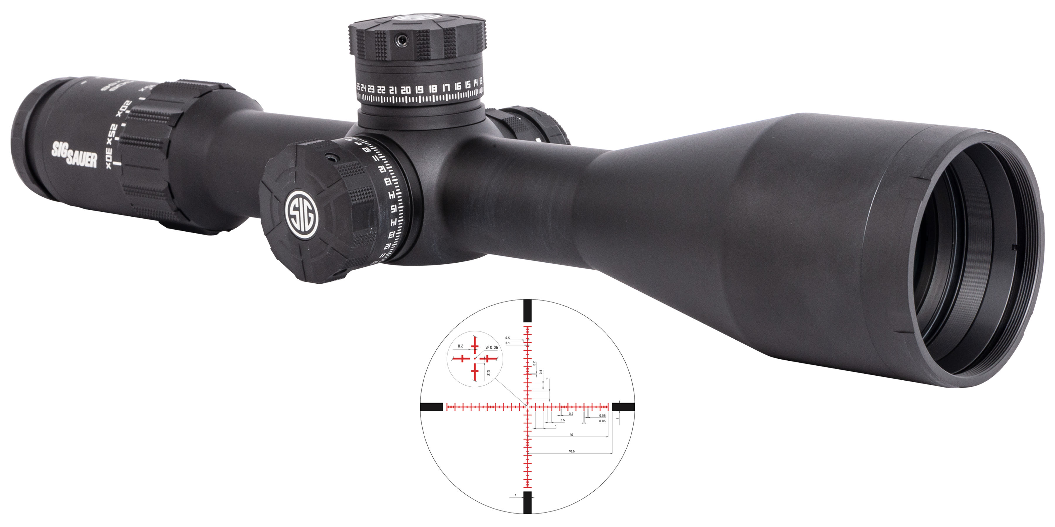 Sig Sauer TANGO6 5-30x56mm 34mm Scope