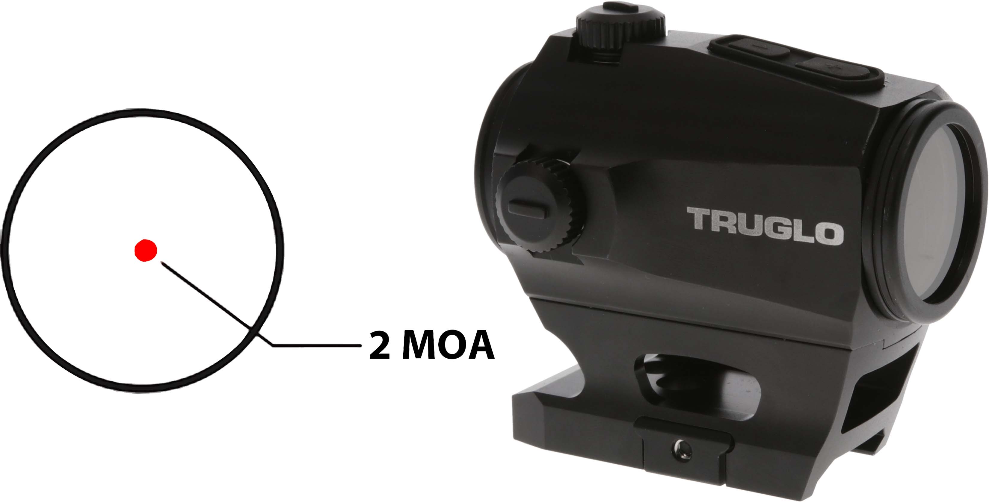 TruGlo TRU-TEC 25mm 2 MOA Red Dot Sight