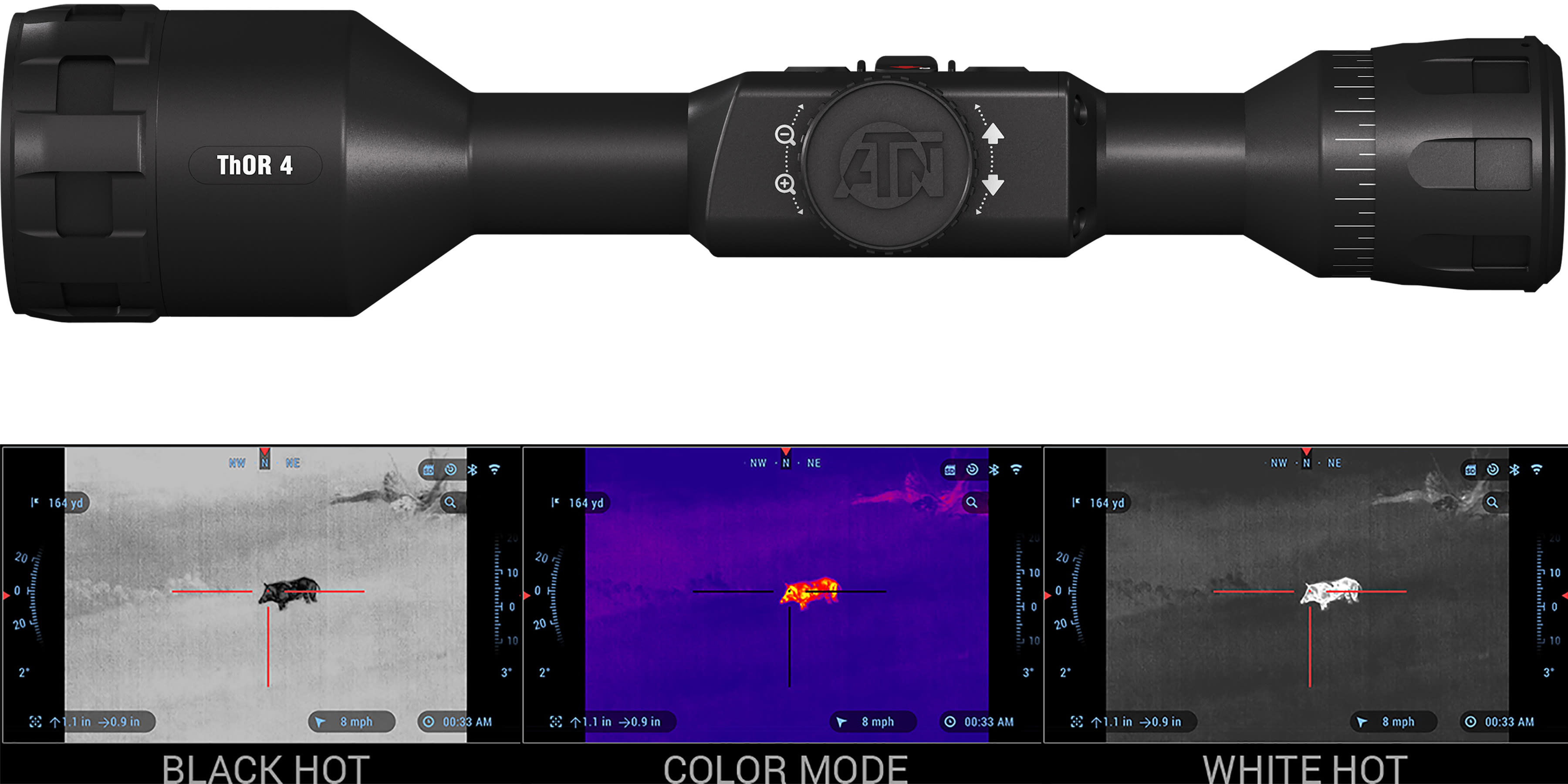 ATN ThOR 4 384 1.25-5x 30mm Thermal Scope
