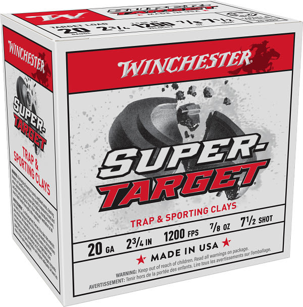 Winchester USA Super Target 20 Gauge 2.75