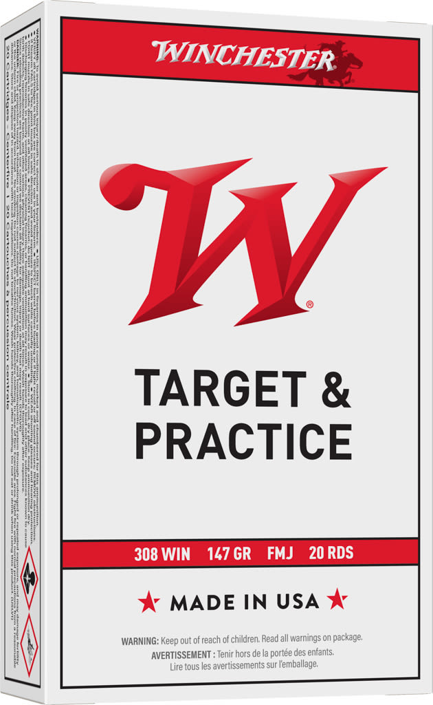 Winchester USA 308 Win 147GR FMJ