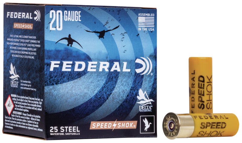 Federal Speed-Shok Steel Shot 20 Ga 2.75