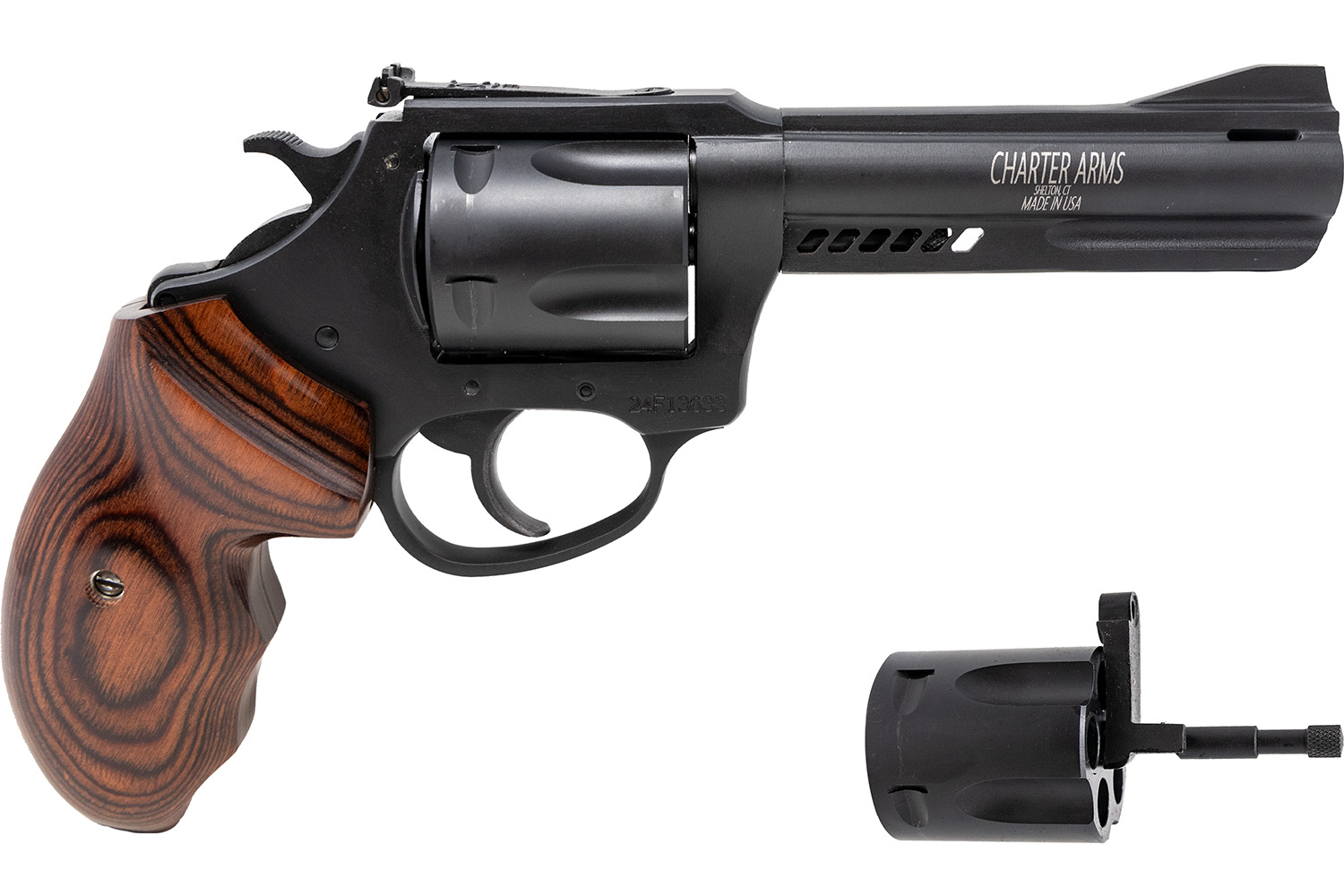 Charter Arms Double Dog Mag Pug & Pitbull Handgun 9mm Luger /.357 Mag 5rd Capacity 4.2'' Barrel