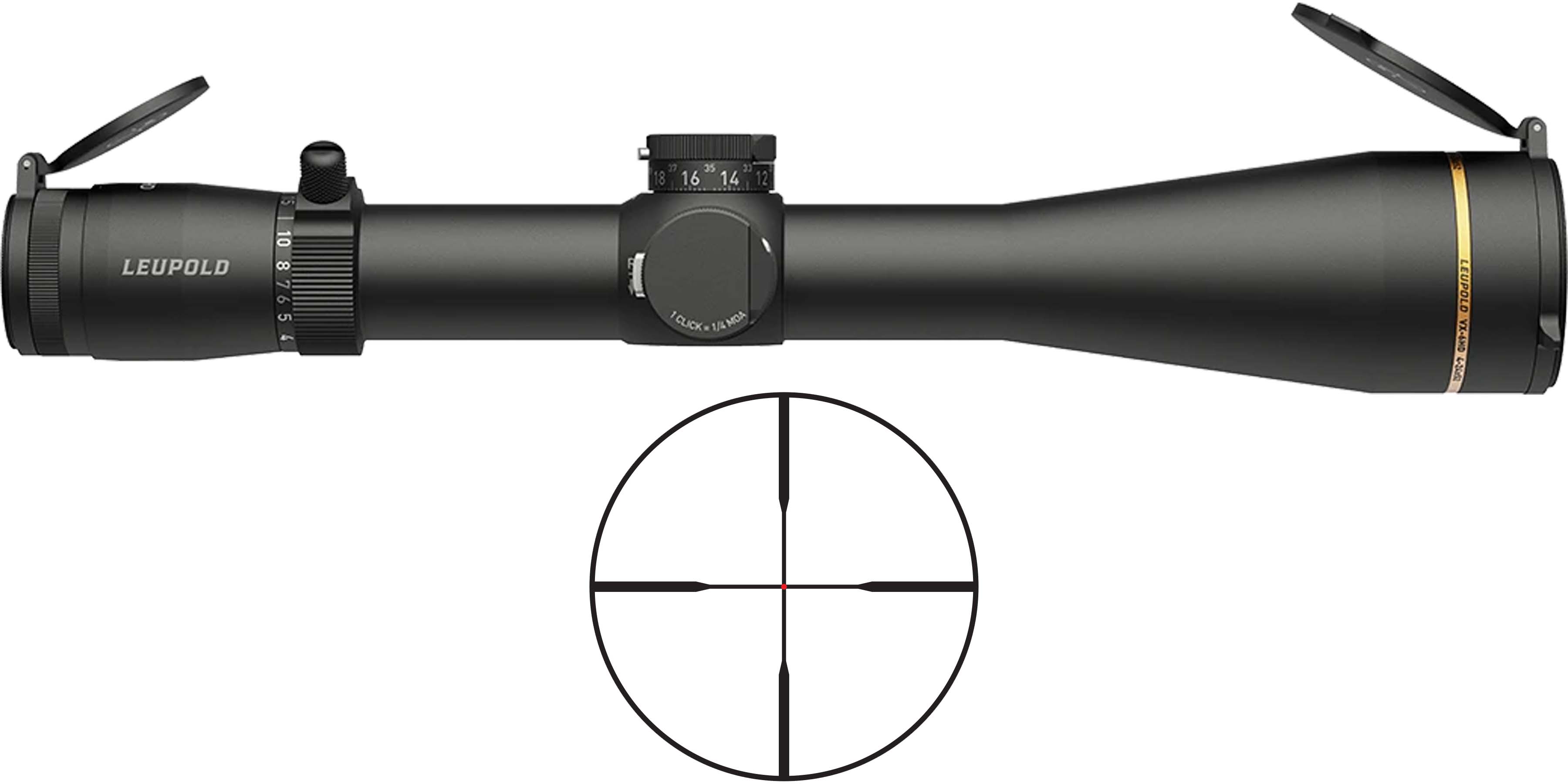 Leupold VX-6HD Gen 2 4-24x52mm Illuminated FireDot Duplex 34mm Riflescope