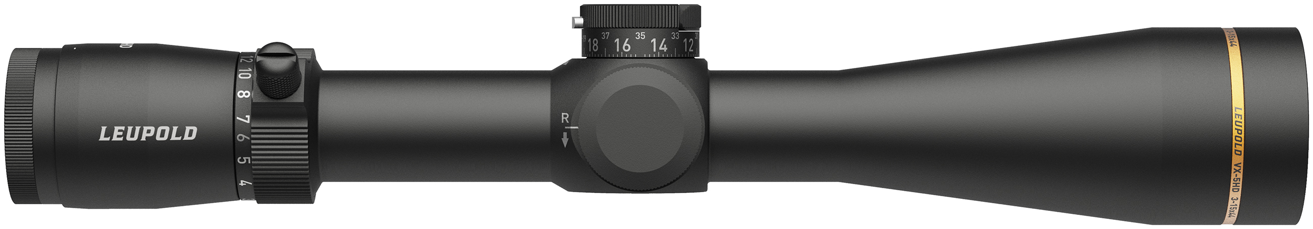 Leupold VX-5HD Gen 2 Rifle Scope, 3-15x44mm, Duplex Reticle, Matte Black