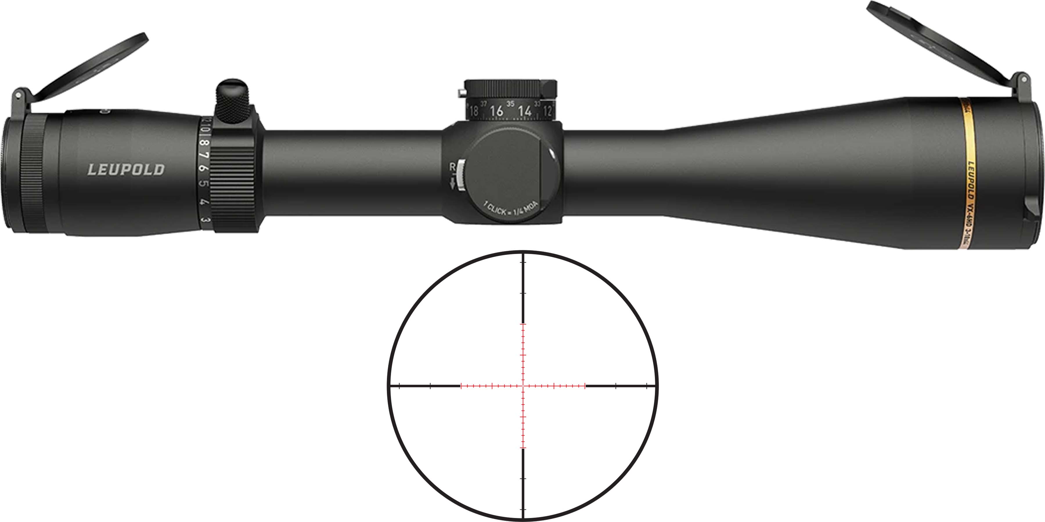 Leupold VX-6HD Gen 2 3-18X Illuminated TMOA Rifle Scope