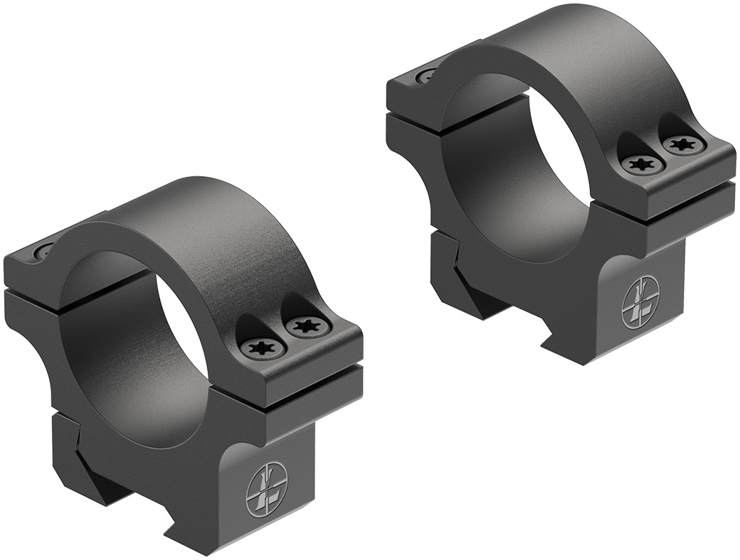 Leupold Open Range 1" Medium Height Rimfire Rings - Matte Black