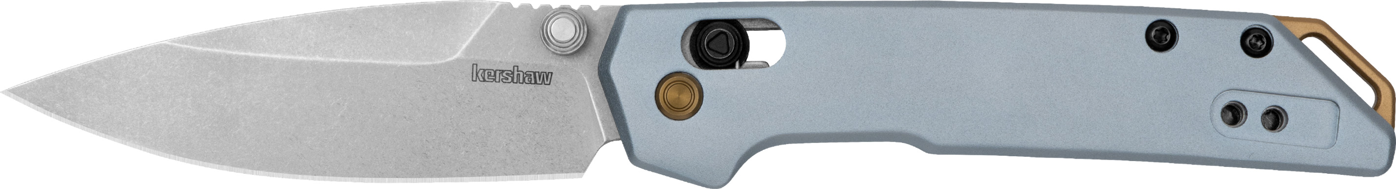Kershaw Mini Iridium Ice Blue Handle 3in Blade