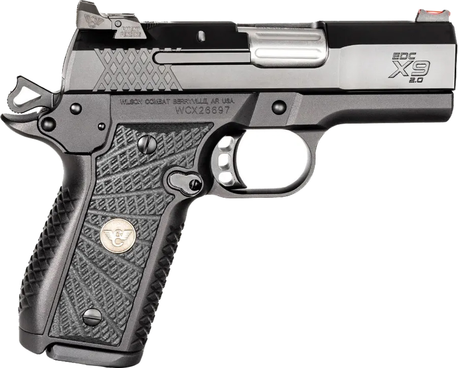 WILSON COMBAT EDC X9 2.0 9MM 3.25" 15+1 BLK