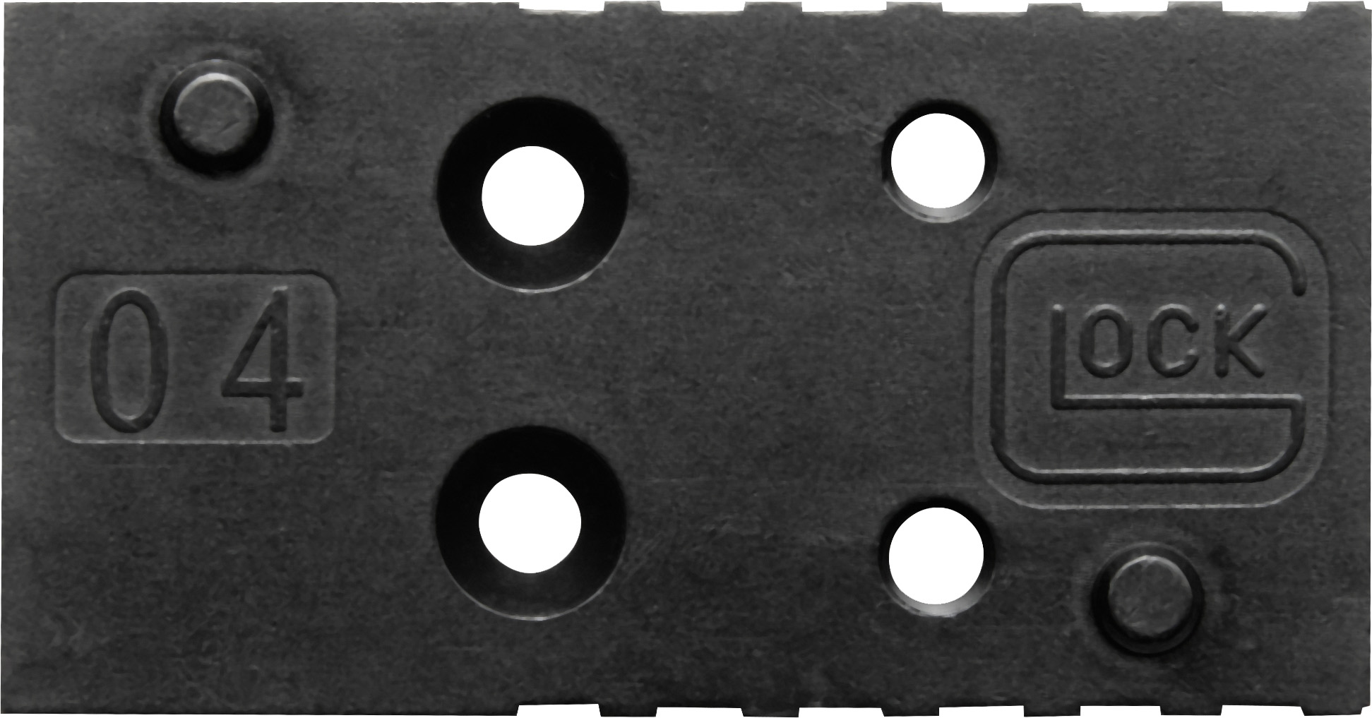 Glock Adapter Plate 04 MOS Gen 5 9mm/40S&W Black