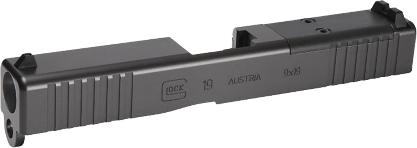 Glock OEM MOS Slide for G19 Gen 3 - Optics Ready with Standard Sights