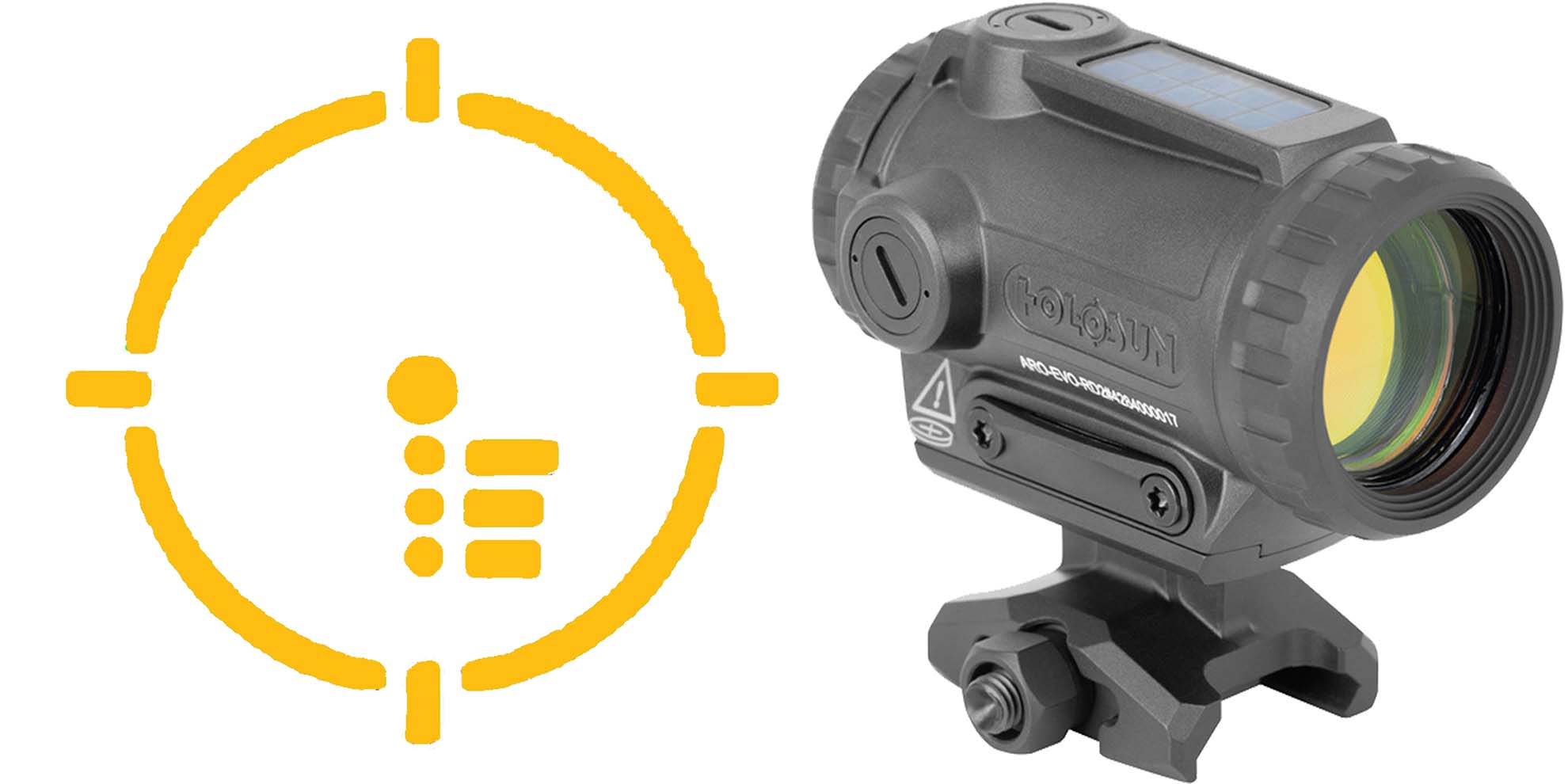 Holosun ARO-EVO-SPR Gold Special Purpose Reticle Red Dot Sight - image 5 of 5
