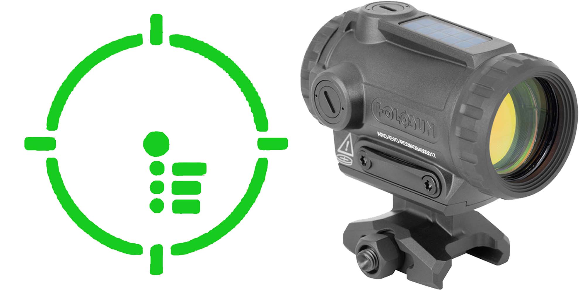 Holosun ARO EVO SPR Green Special Purpose Reticle Red Dot - image 5 of 5