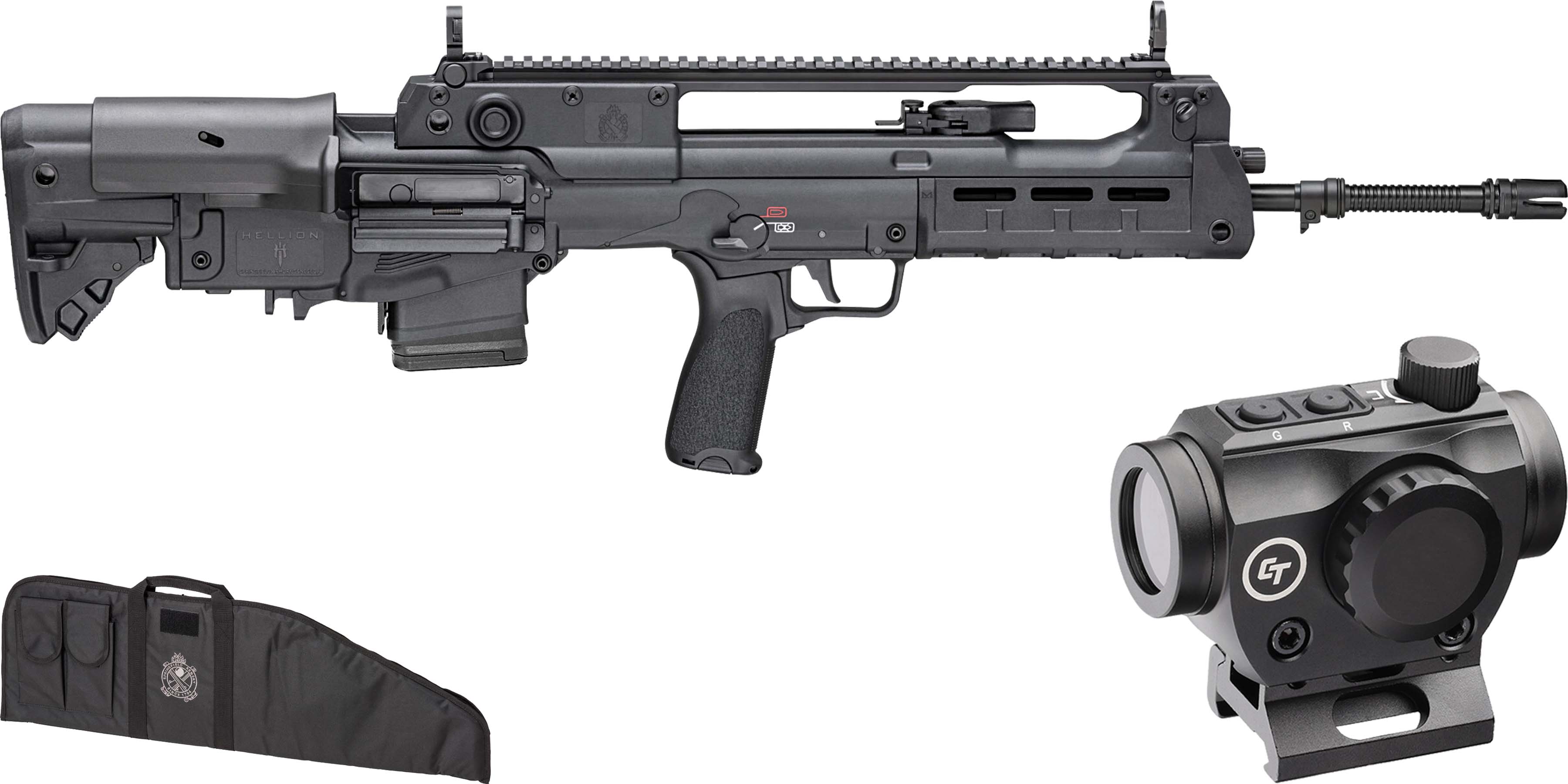 Springfield Gear Up 2025 Hellion Low Capacity Rifle 5.56mm 10rd Magazine(2) 20" Barrel Sling and CT-103