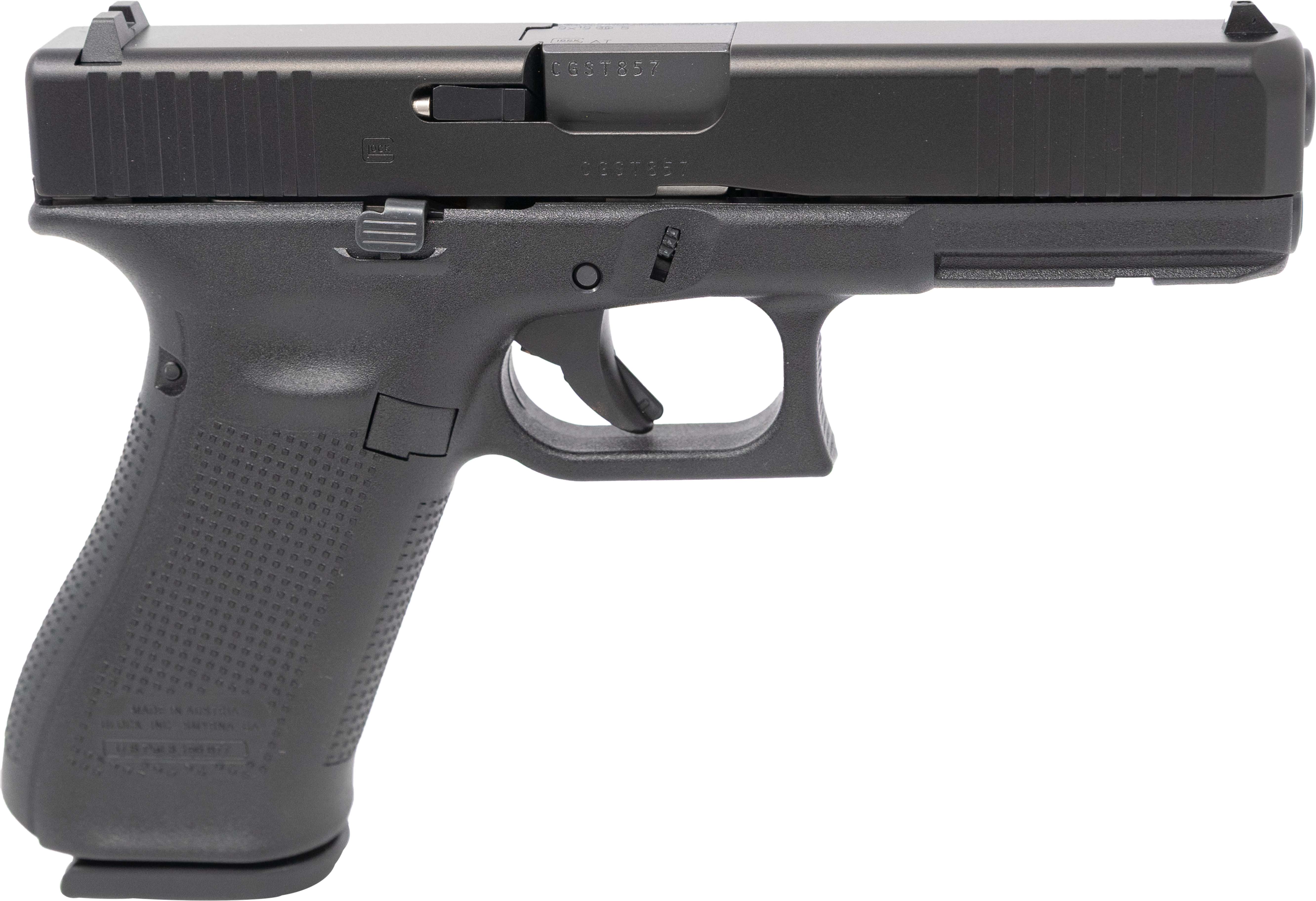GLOCK 17 V 9MM 4.49IN BARREL 17RD BLACK FIXED SIGHTS  PV1750203